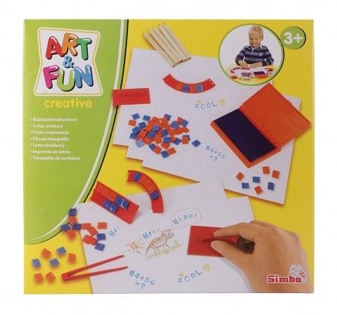 Simba Art and Fun Letter Stampset Multicolor 3Y+