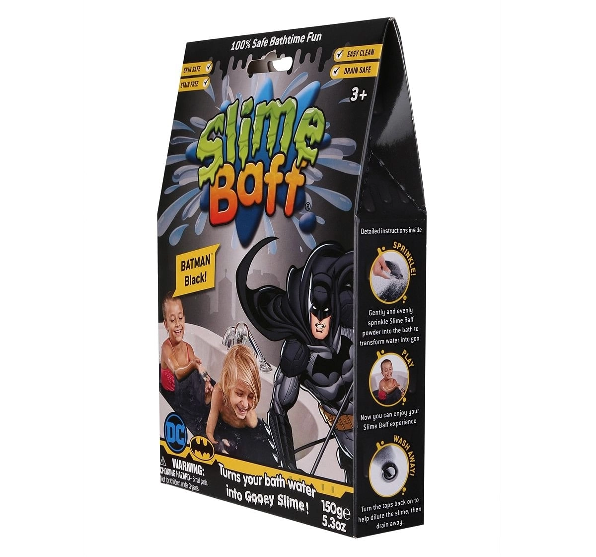 Simba Batman Slime Baff powder mix 150gm Black 3Y+