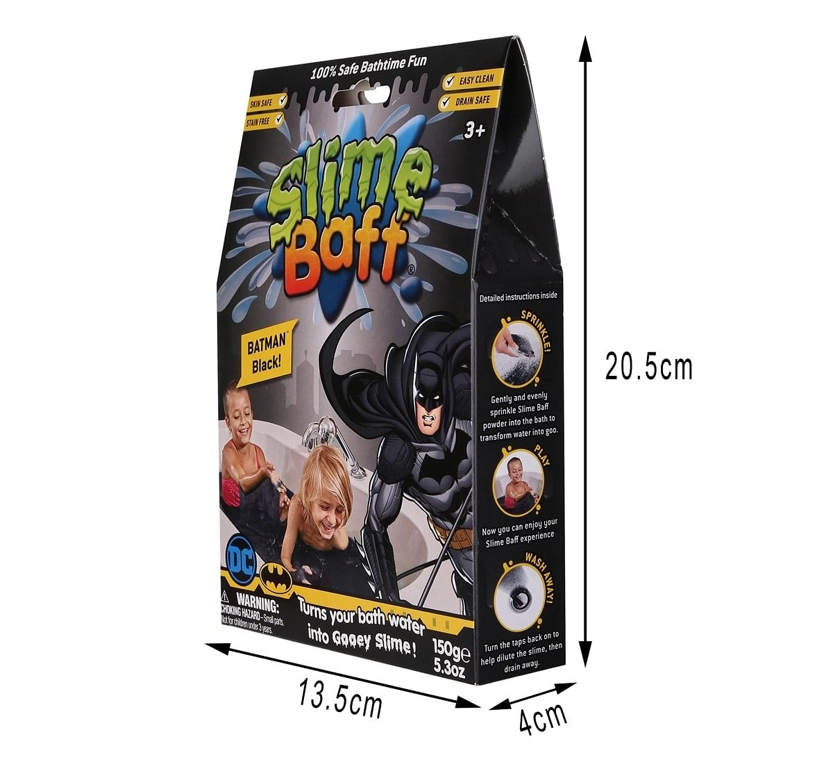 Simba Batman Slime Baff powder mix 150gm Black 3Y+