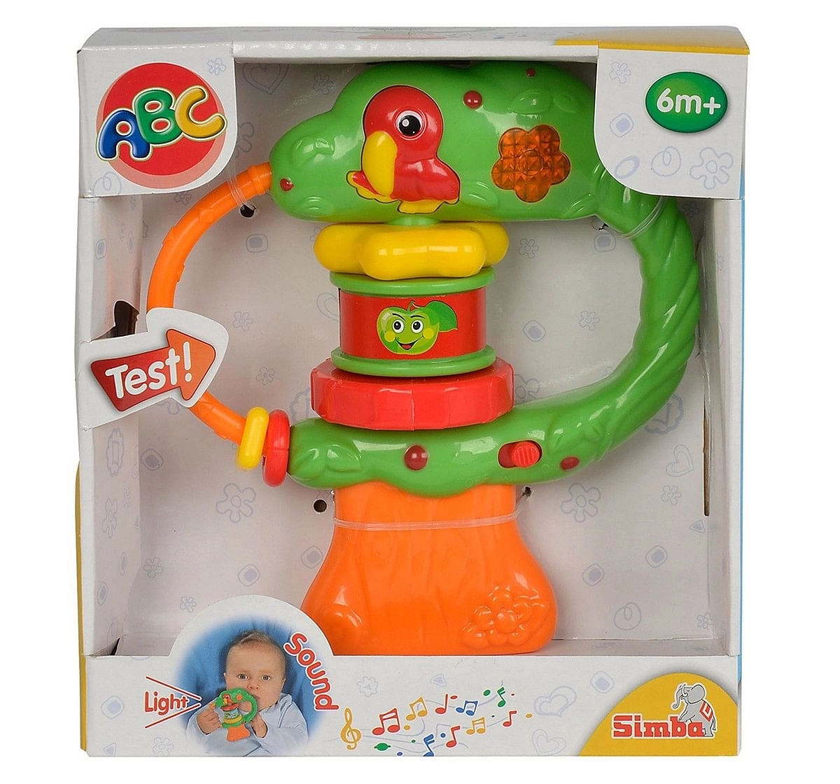 Simba Abc Musical Rattletree,  0M+ (Multicolor)