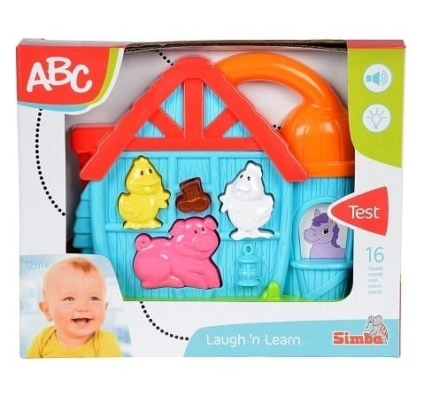 Simba Abc Sound Train Station/Farm, 2 Assorted, Unisex, 12M+ (Multicolor)