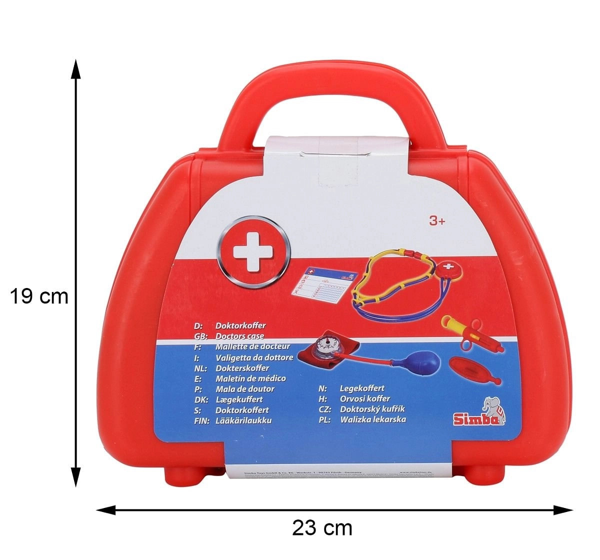 Simba Doctor with Plastic Doctor Case Multicolor 3Y+