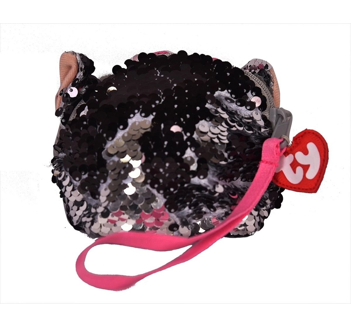 Ty KIKI - Sequin Wristlet Plush Accessories for Kids age 3Y+ - 10 Cm 