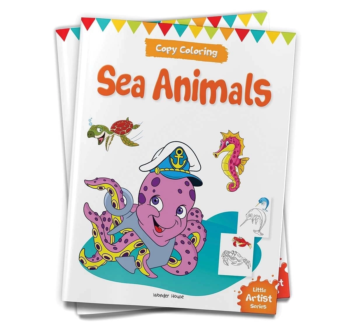 Wonder House Books Little Artist Series Sea Animals Paperback Multicolor 0M+