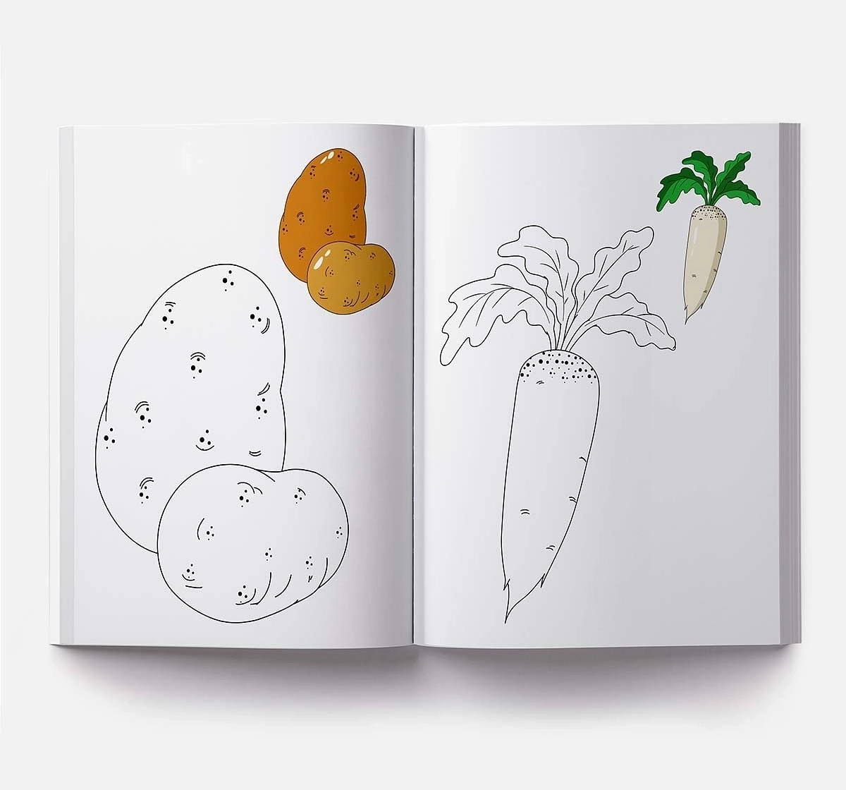 Wonder House Books Little Artist Series Vegetables PaperbaCK Multicolor 0M+