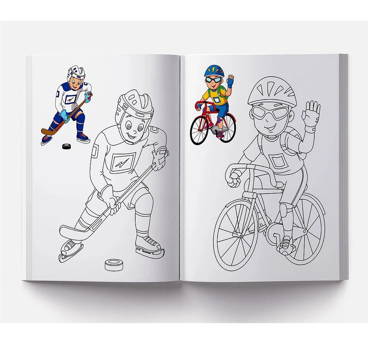 Wonder House Books Little Artist Series Sports Colour Books for kids 0M+, Multicolour