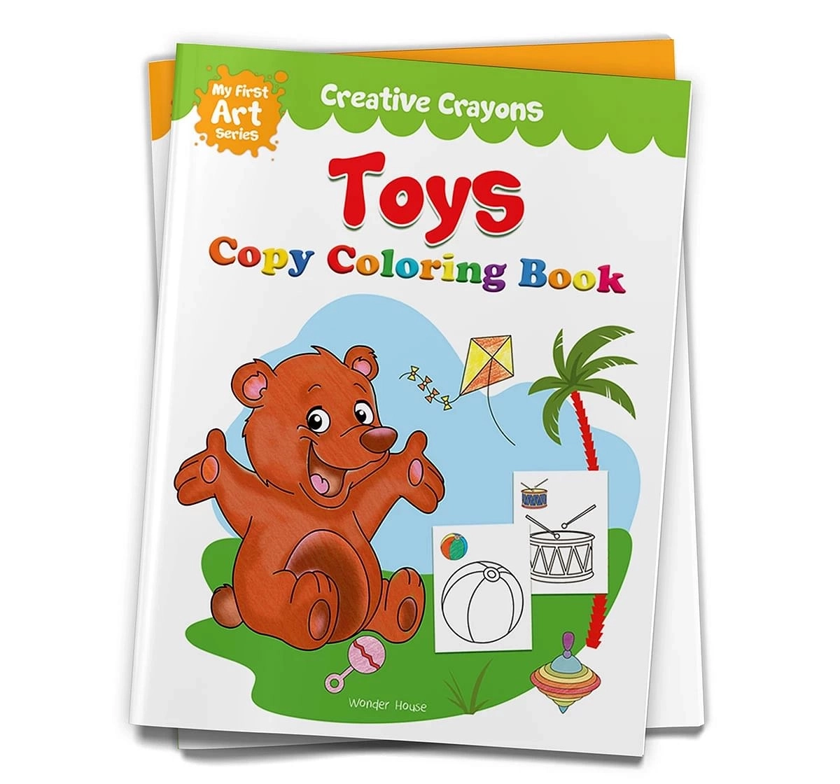 Wonder House Books Colouring Book of Toys Crayons Series for kids 0M+, Multicolour