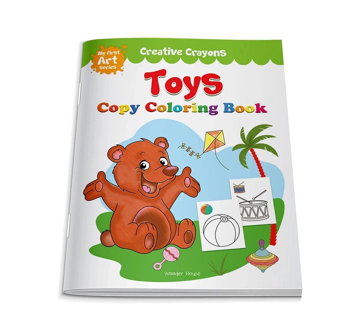 Wonder House Books Colouring Book of Toys Crayons Series for kids 0M+, Multicolour