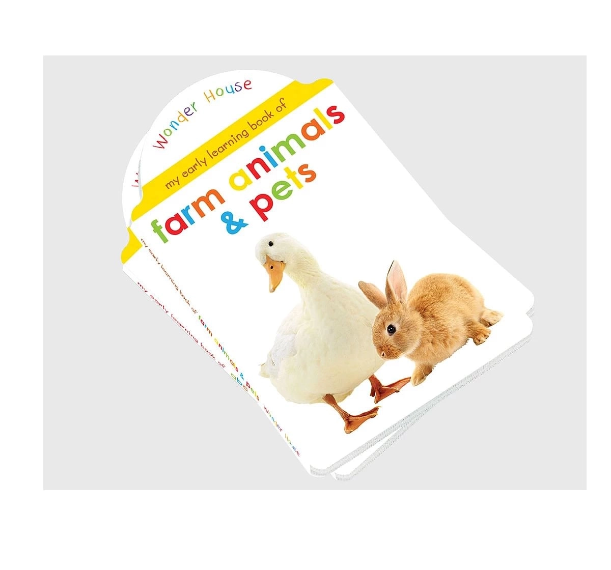 Wonder House Books My Early Learning Farm Animals and Pets Book for kids 0M+, Multicolour