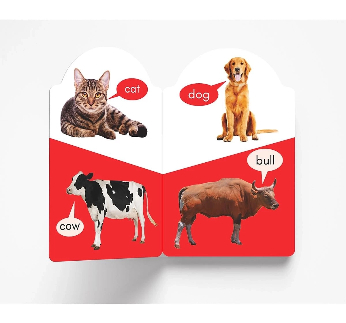 Wonder House Books My Early Learning Farm Animals and Pets Book for kids 0M+, Multicolour