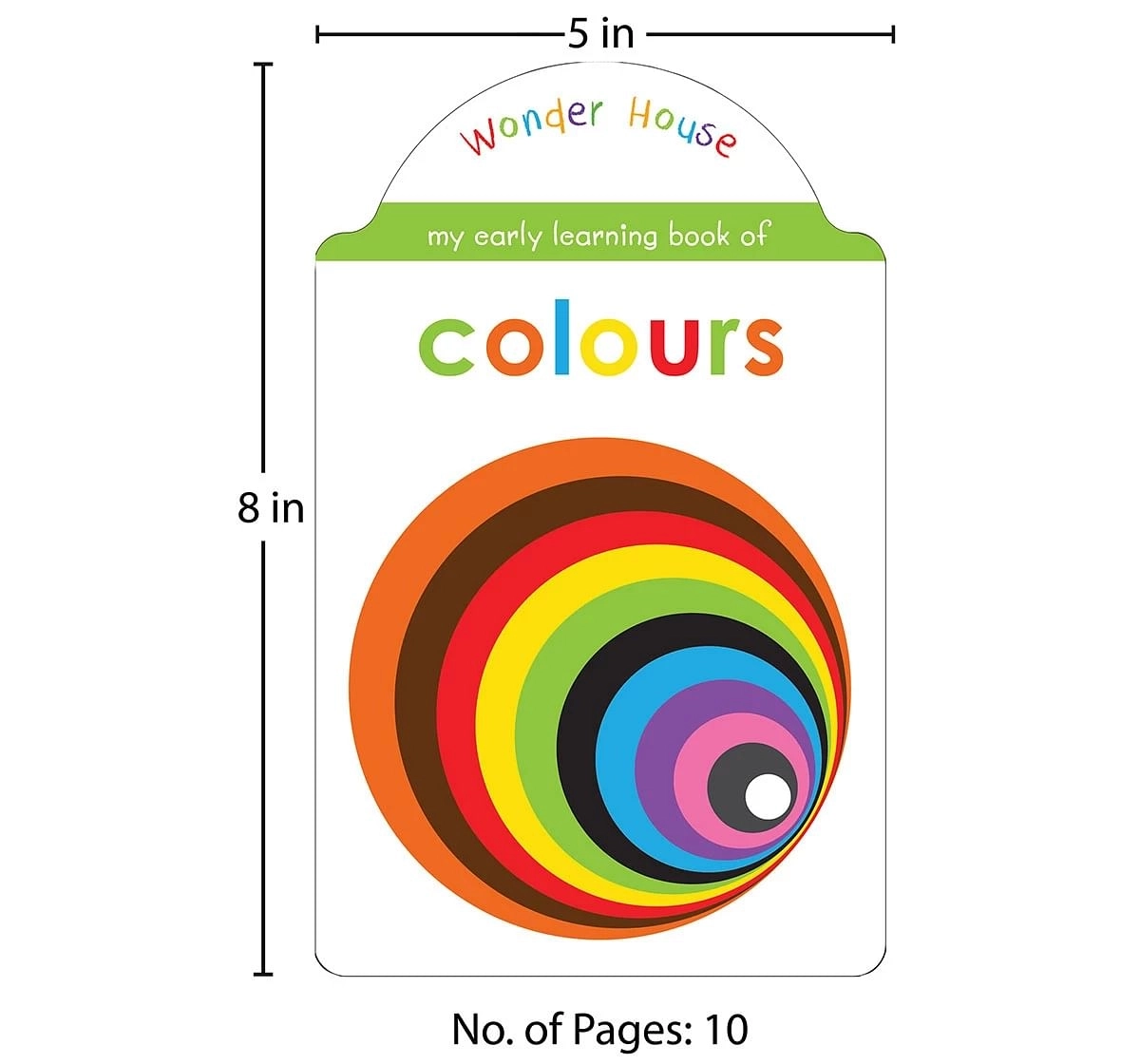 Wonder House Books My Early Learning Colours Book for kids 0M+, Multicolour