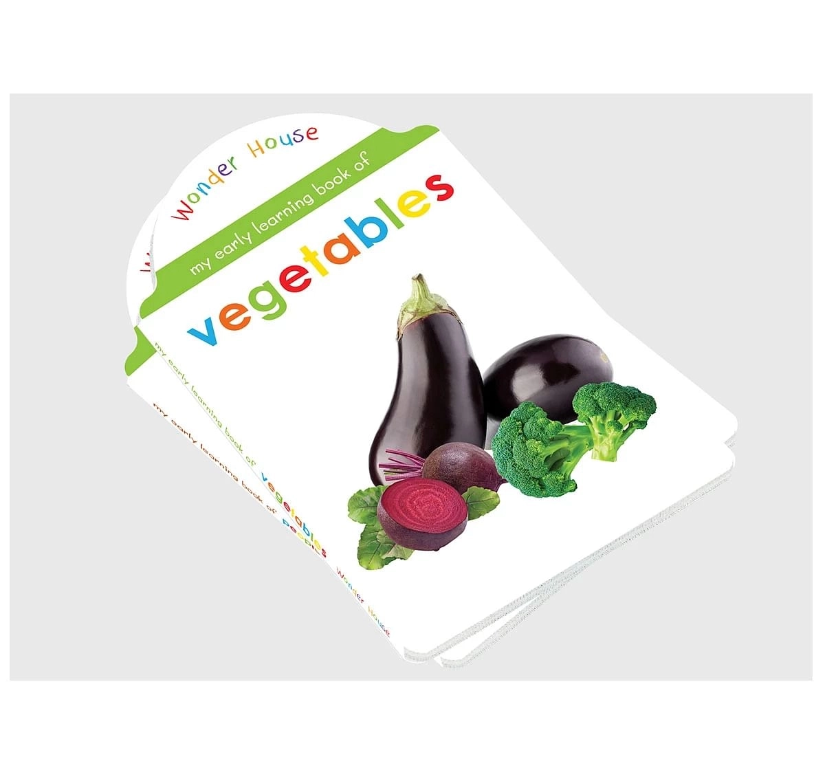 Wonder House Books My Early Learning Vegetables Book for kids 0M+, Multicolour