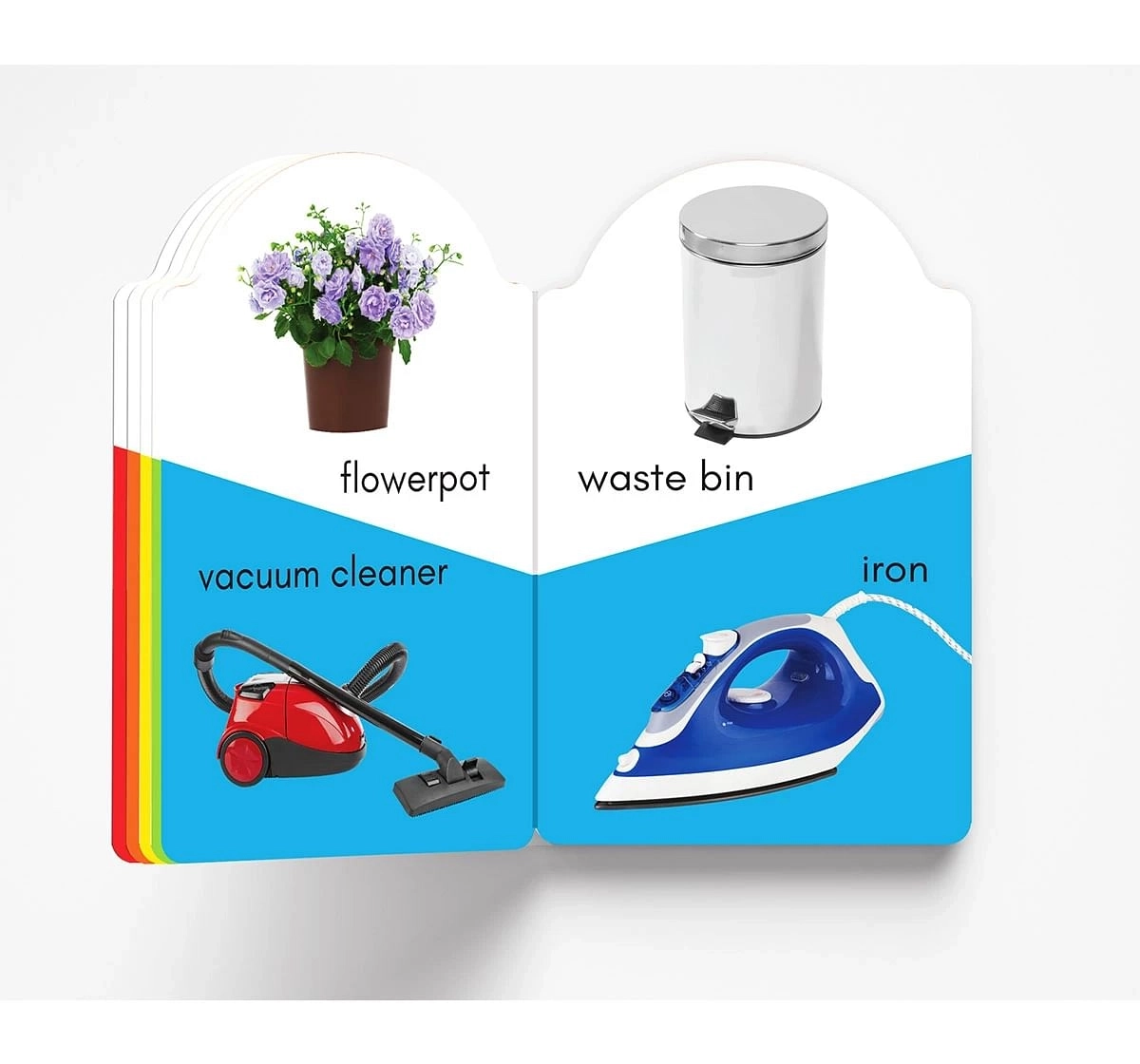 Wonder House Books My Early Learning Things at Home Book for kids 0M+, Multicolour