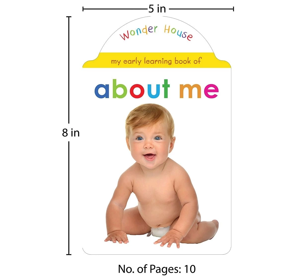 Wonder House Books My Early Learning About Me Book for kids 0M+, Multicolour