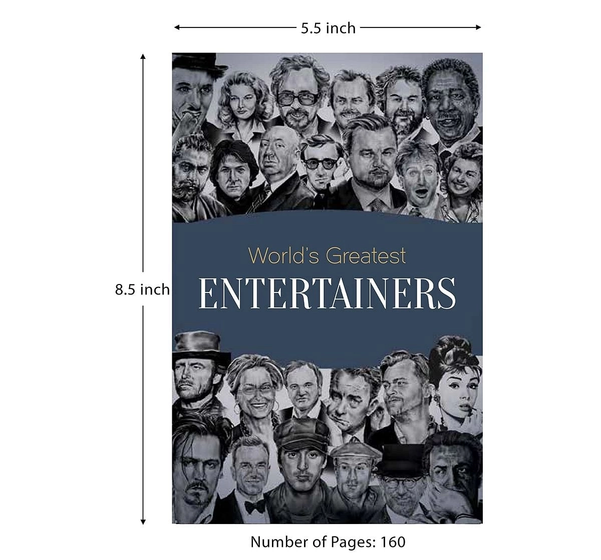 Wonder House Books Worlds Greatest Entertainers Biographies of Inspirational Personalities  Book for kids 8Y+, Multicolour