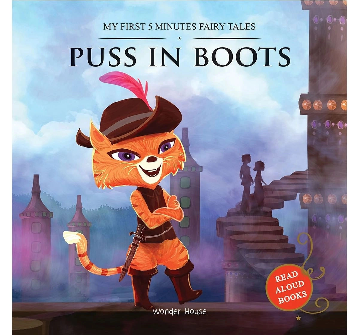 Wonder House Books My First 5 Minutes Fairy Tales Puss In Boots for kids 3Y+, Multicolour