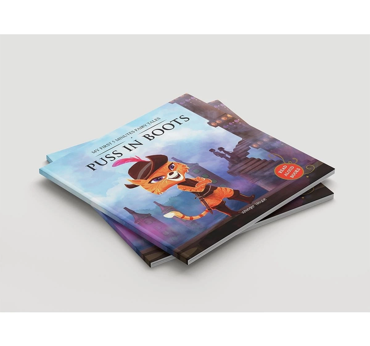 Wonder House Books My First 5 Minutes Fairy Tales Puss In Boots for kids 3Y+, Multicolour