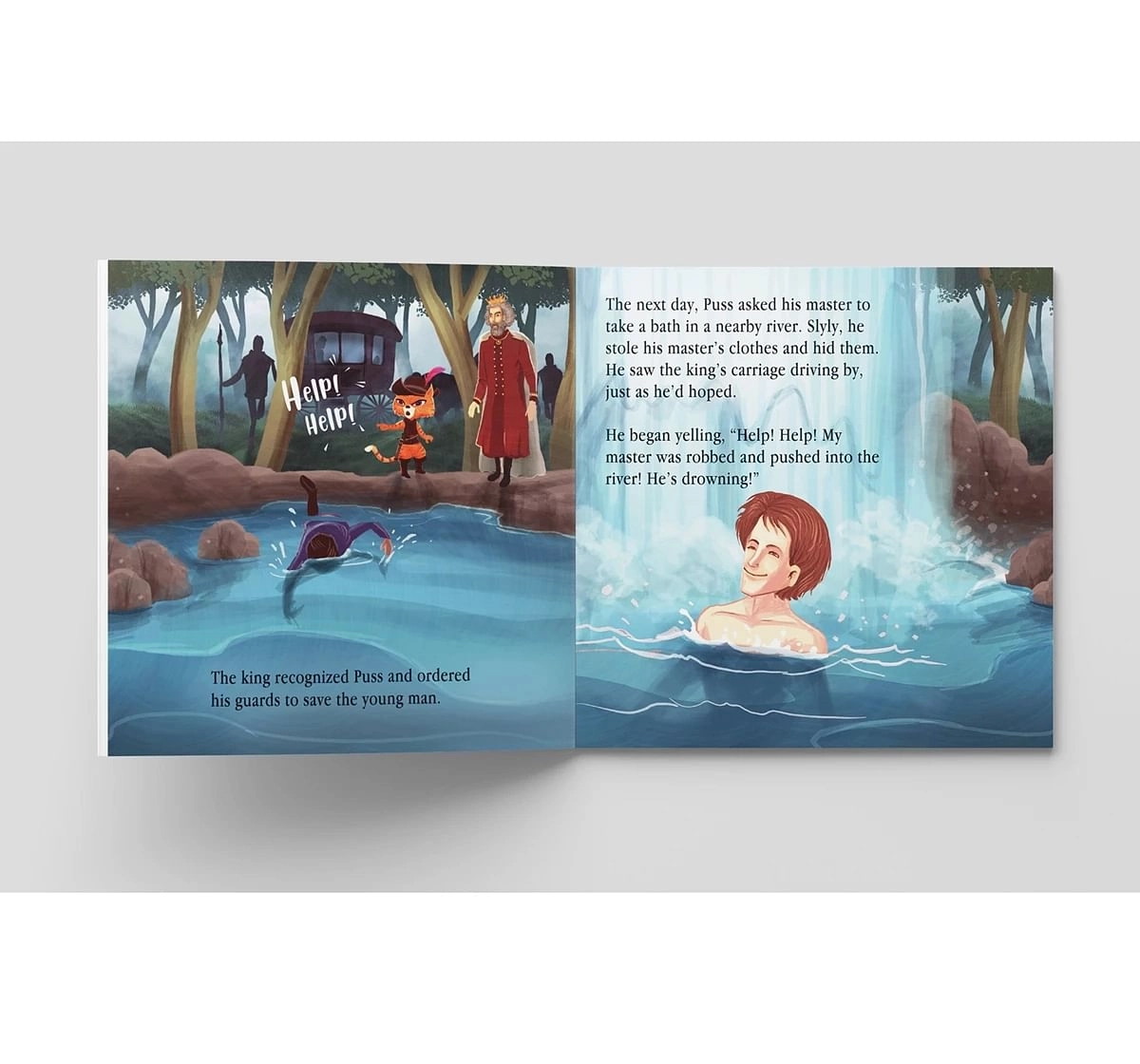 Wonder House Books My First 5 Minutes Fairy Tales Puss In Boots for kids 3Y+, Multicolour