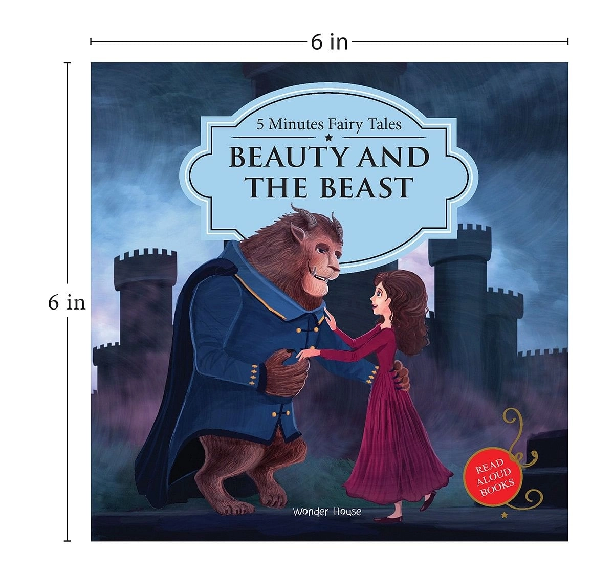Wonder House Books 5 Minutes Fairy Tales Beauty and the Beast Hardcover Multicolor 3Y+