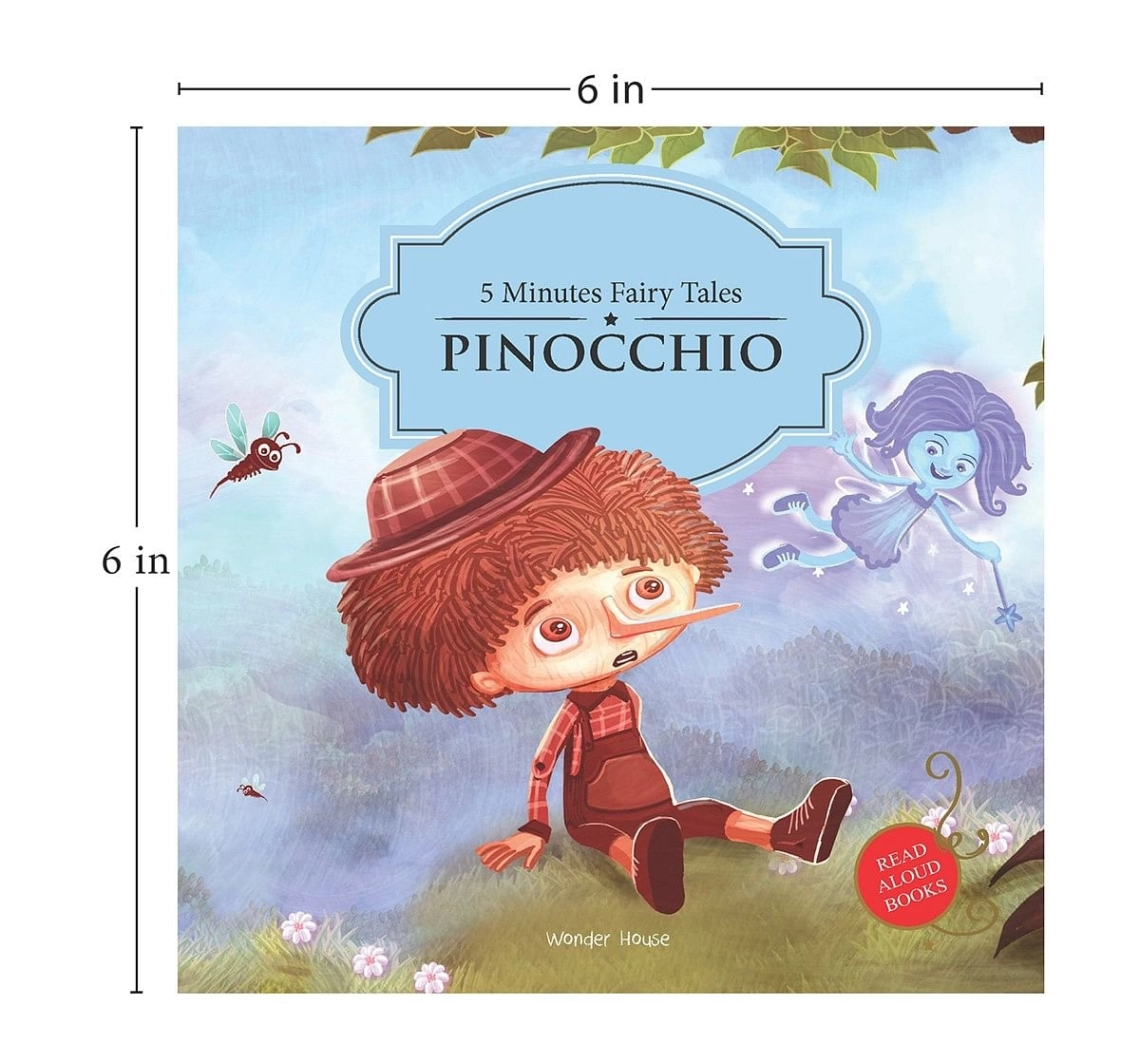 Wonder House Books 5 Minutes Fairy Tales Pinocchio Hard cover Multicolor 3Y+