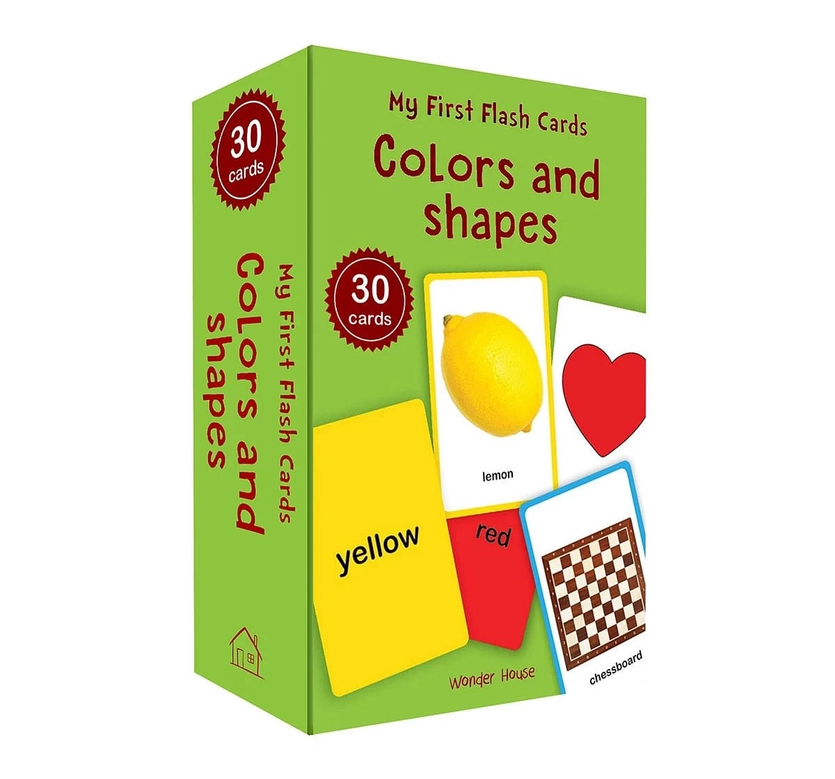Wonder House Books My First Flash Cards Colors and Shapes 30 Early Learning Cards for kids 0M+, Multicolour