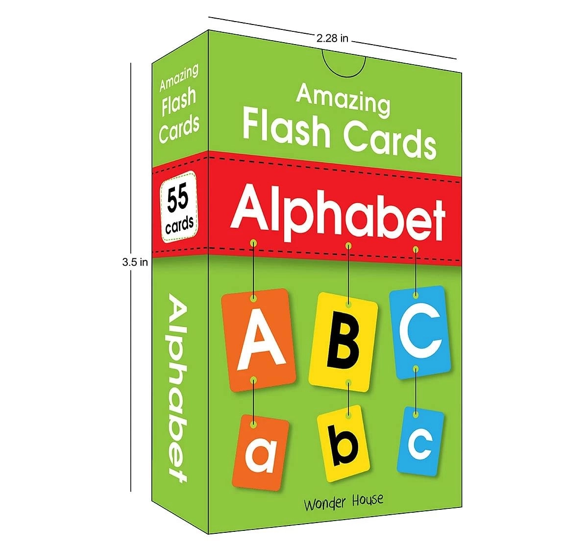 Wonder House Books Amazing Flash Cards of Alphabet for kids 0M+, Multicolour