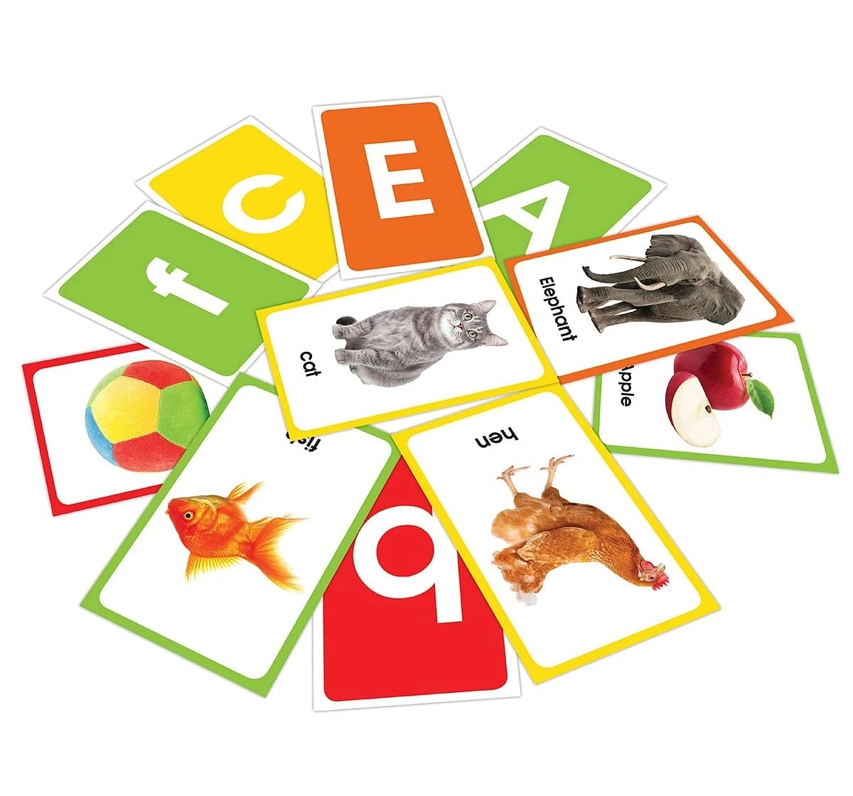Wonder House Books Amazing Flash Cards of Alphabet for kids 0M+, Multicolour
