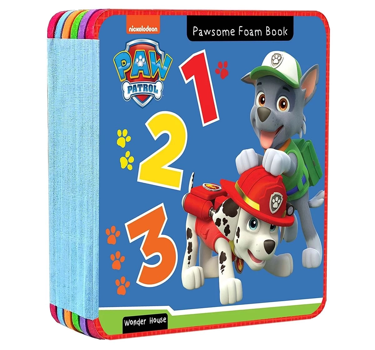 Wonder House Books Paw Patrol 123 Foam Book for kids 0M+, Multicolour