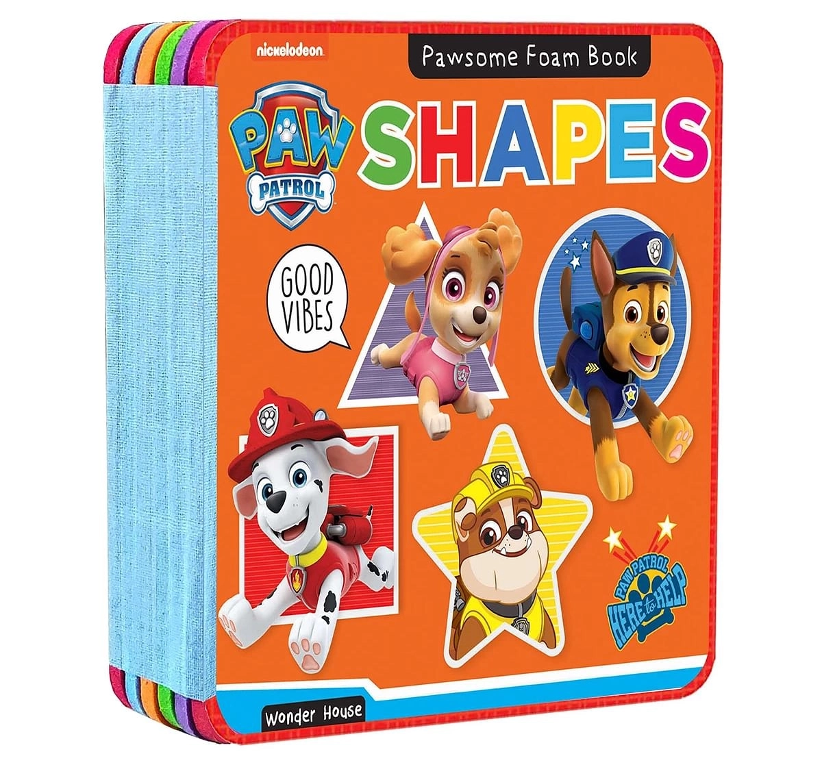 Wonder House Books Paw Patrol Shapes Foam Books for kids 0M+, Multicolour