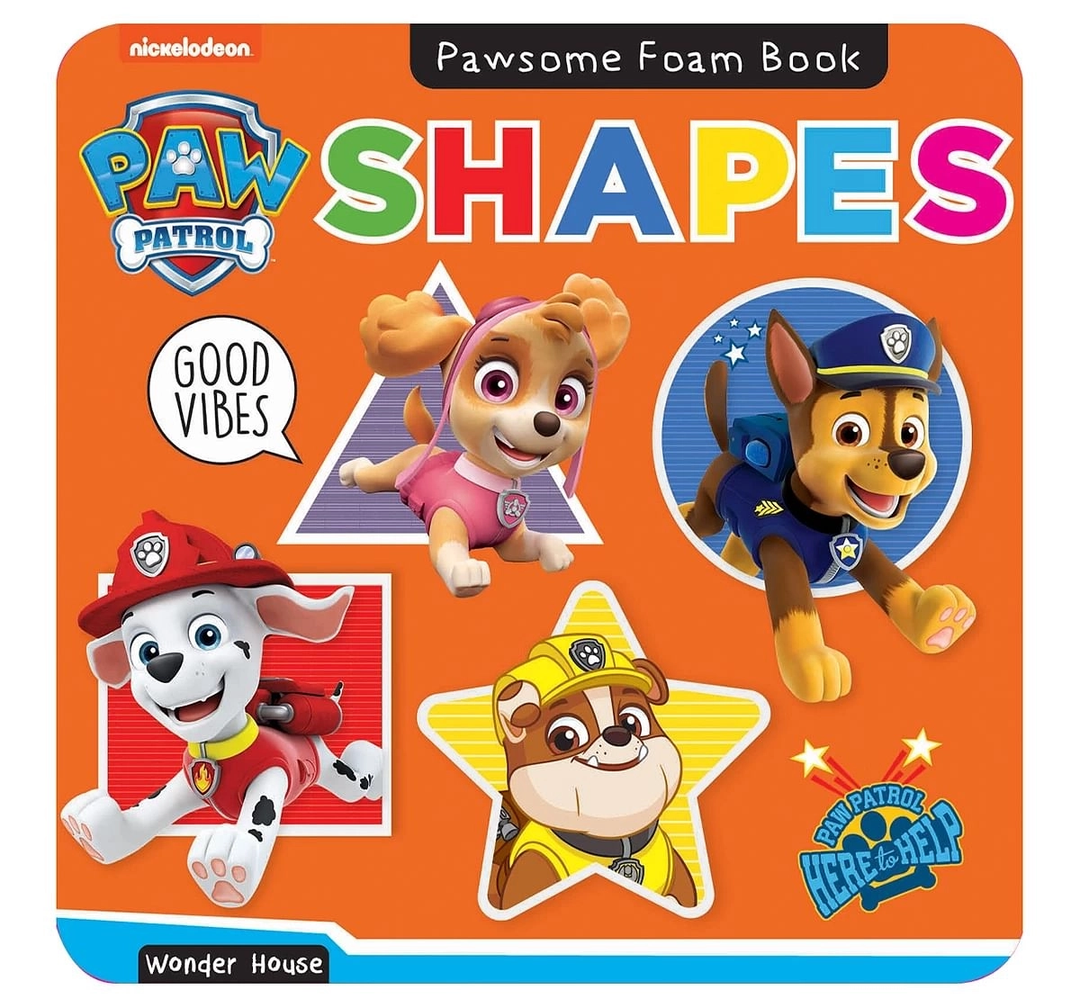 Wonder House Books Paw Patrol Shapes Foam Books for kids 0M+, Multicolour
