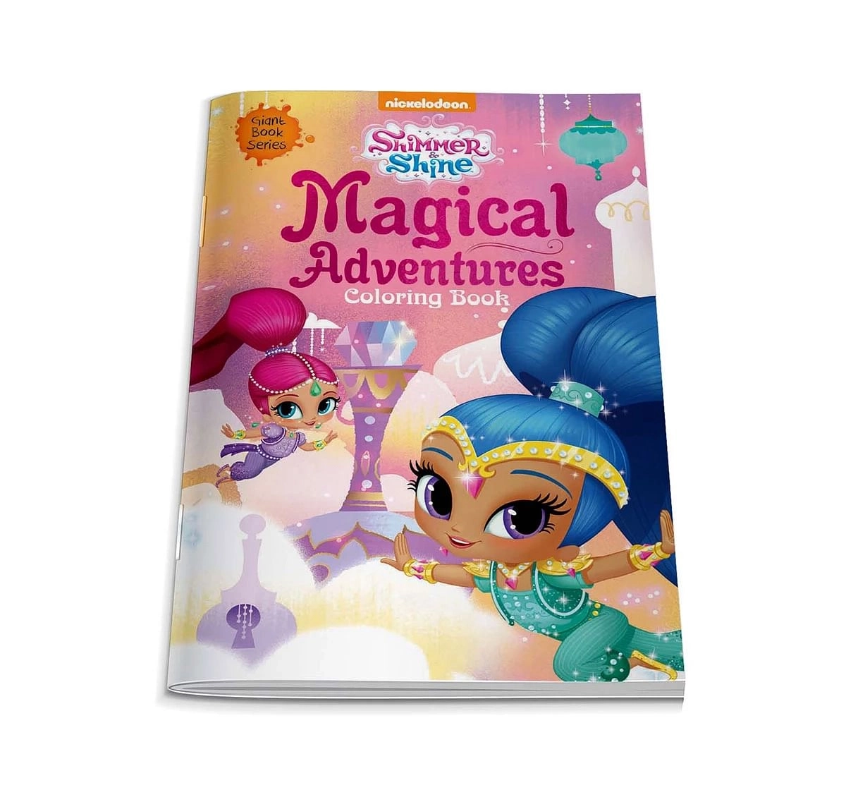 Wonder House Books Genie In the Bottle Giant Coloring Book for kids 3Y+, Multicolour