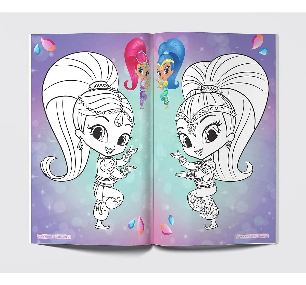 Wonder House Books Genie In the Bottle Giant Coloring Book for kids 3Y+, Multicolour