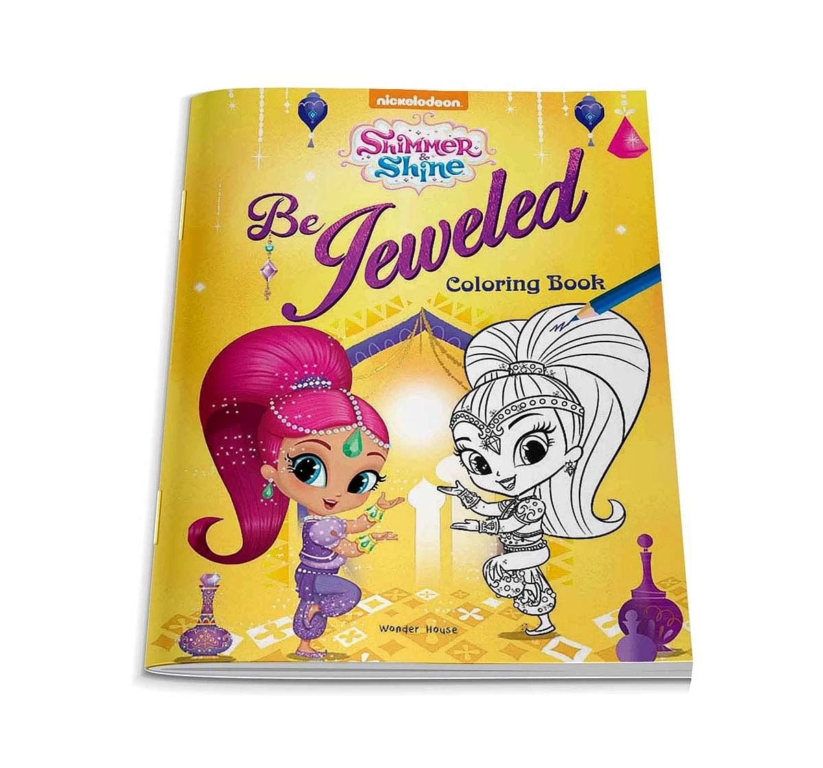 Wonder House Books Be Jeweled Coloring Book for kids 3Y+, Multicolour