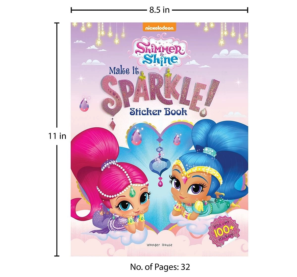 Wonder House Books Make It Sparkle Sticker Book for kids 3Y+, Multicolour