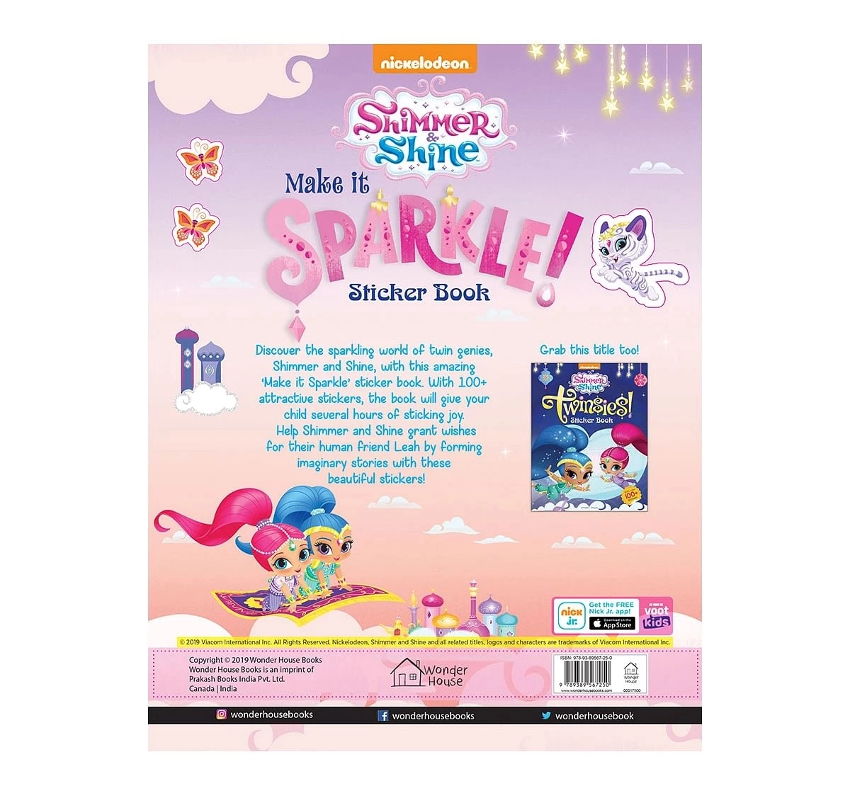 Wonder House Books Make It Sparkle Sticker Book for kids 3Y+, Multicolour