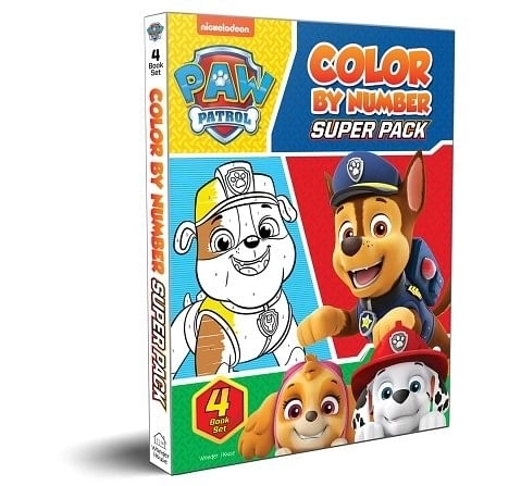Wonder House Books Paw Patrol Color By Number Super Boxset Paperback Multicolor 3Y+