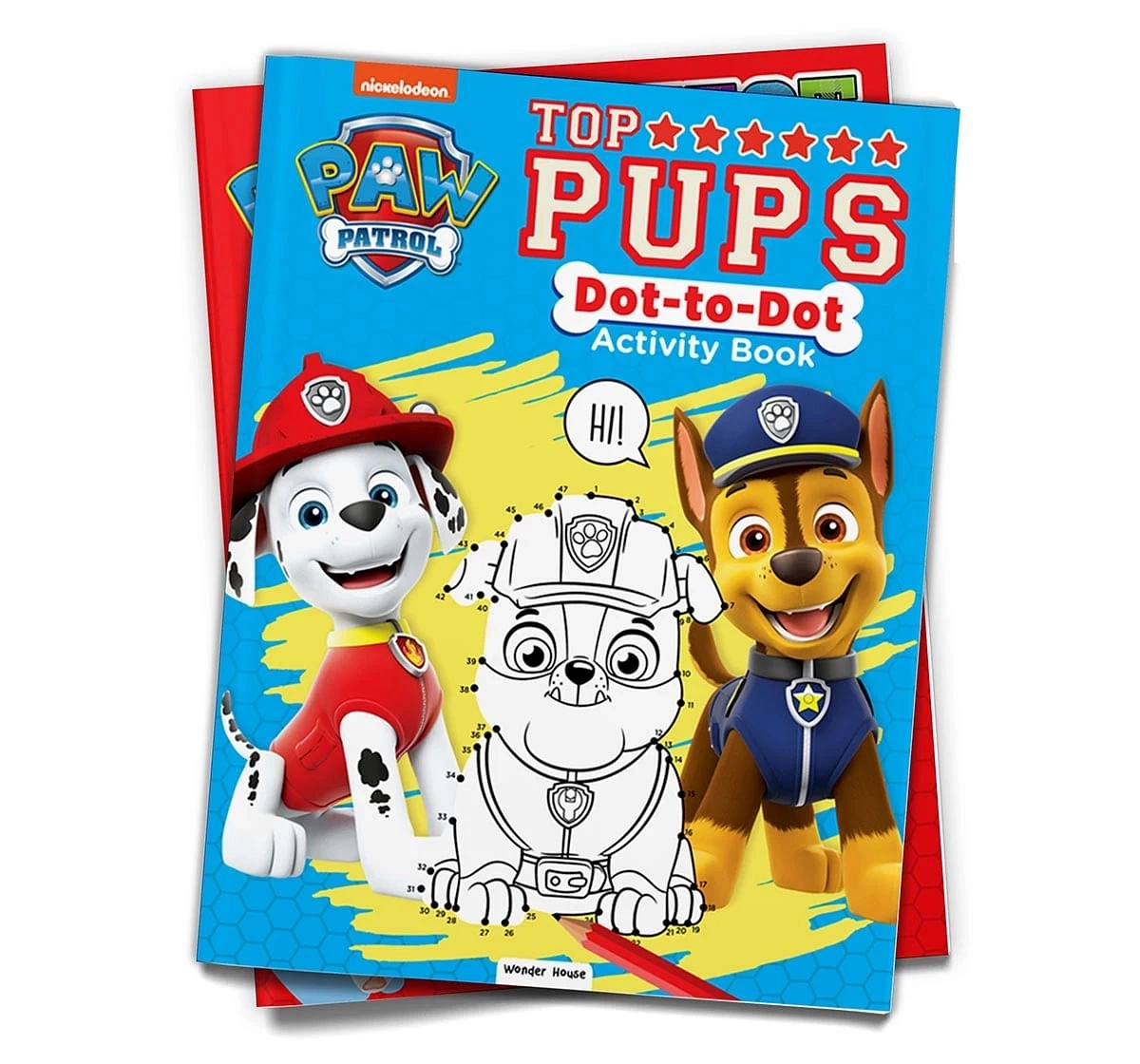 Wonder House Books Paw Patrol Top Pups Dot To Dot Activity Book for kids 3Y+, Multicolour