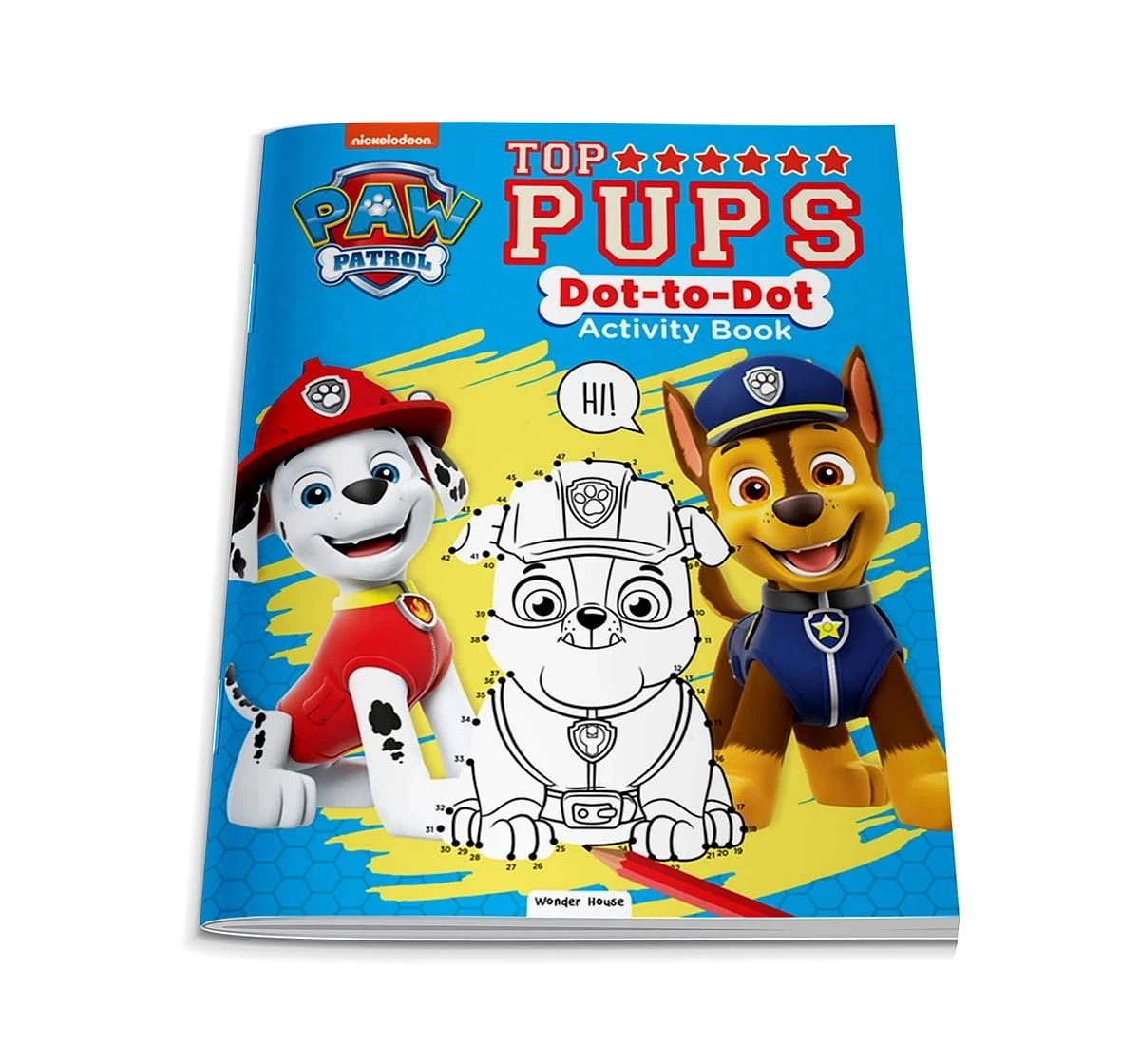 Wonder House Books Paw Patrol Top Pups Dot To Dot Activity Book for kids 3Y+, Multicolour