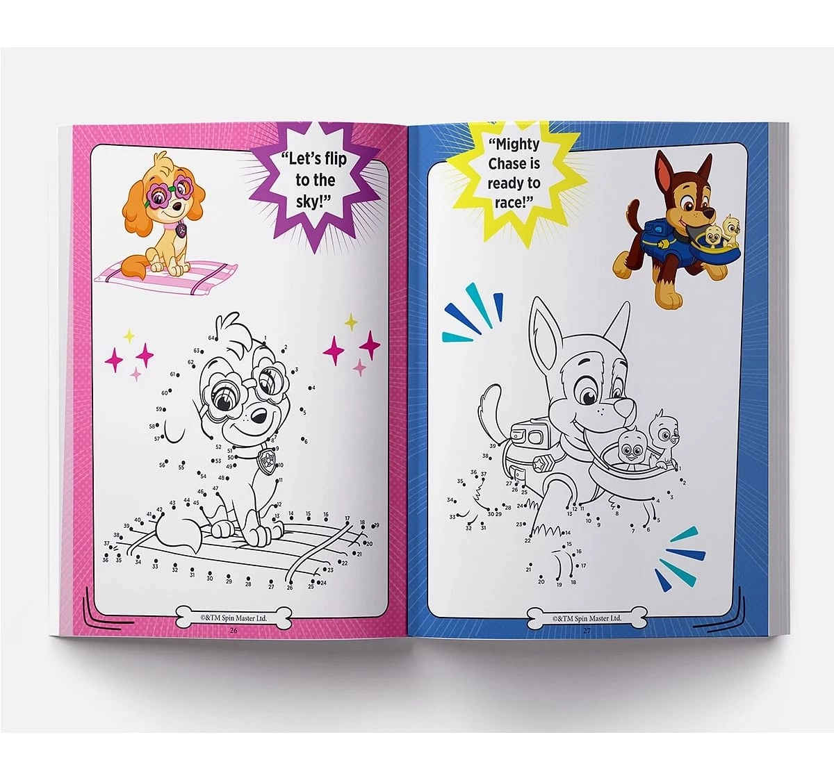 Wonder House Books Paw Patrol Top Pups Dot To Dot Activity Book for kids 3Y+, Multicolour