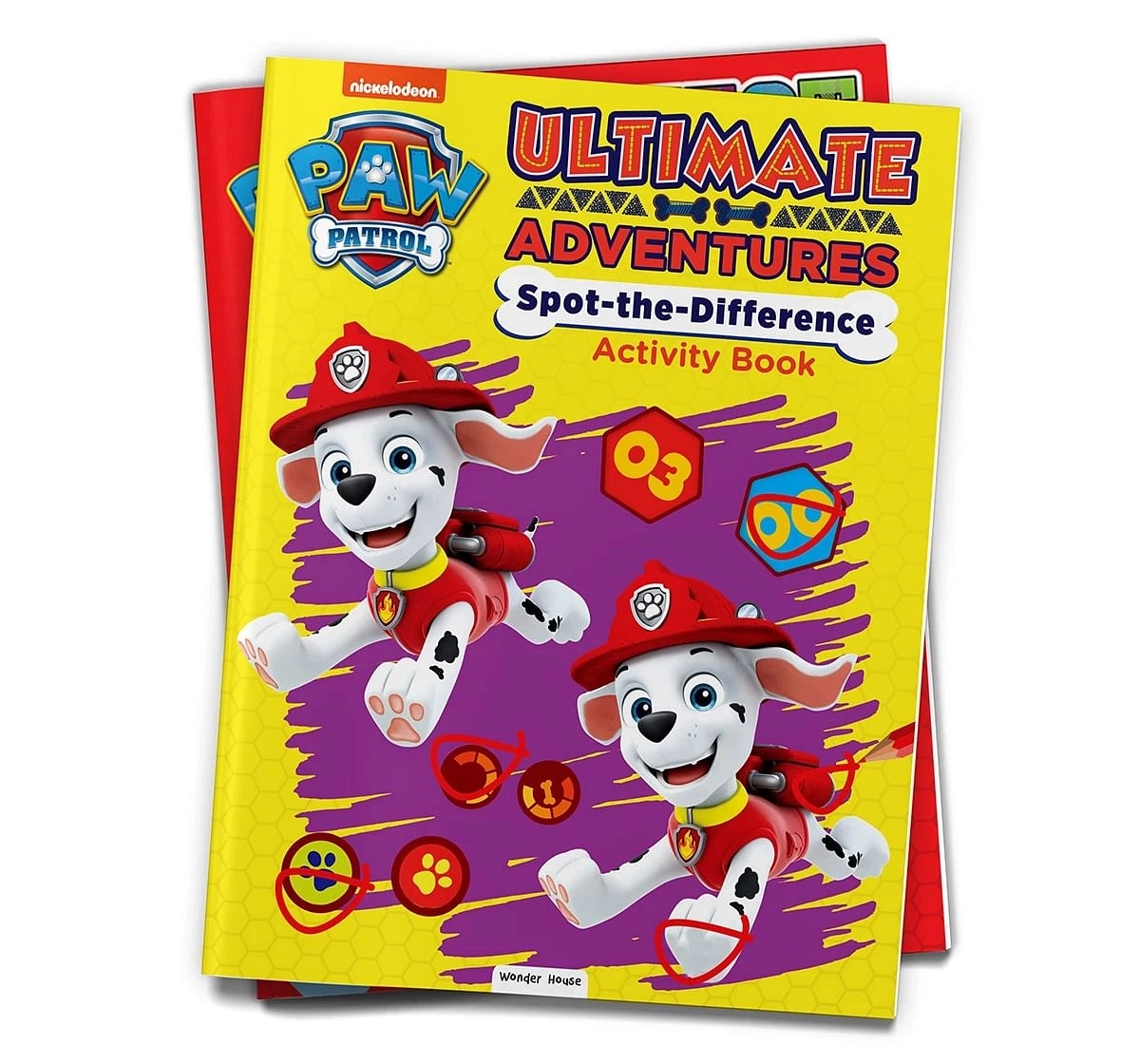 Wonder House Books Paw Patrol Ultimate Adventures Spot the Difference Activity Book for kids 3Y+, Multicolour