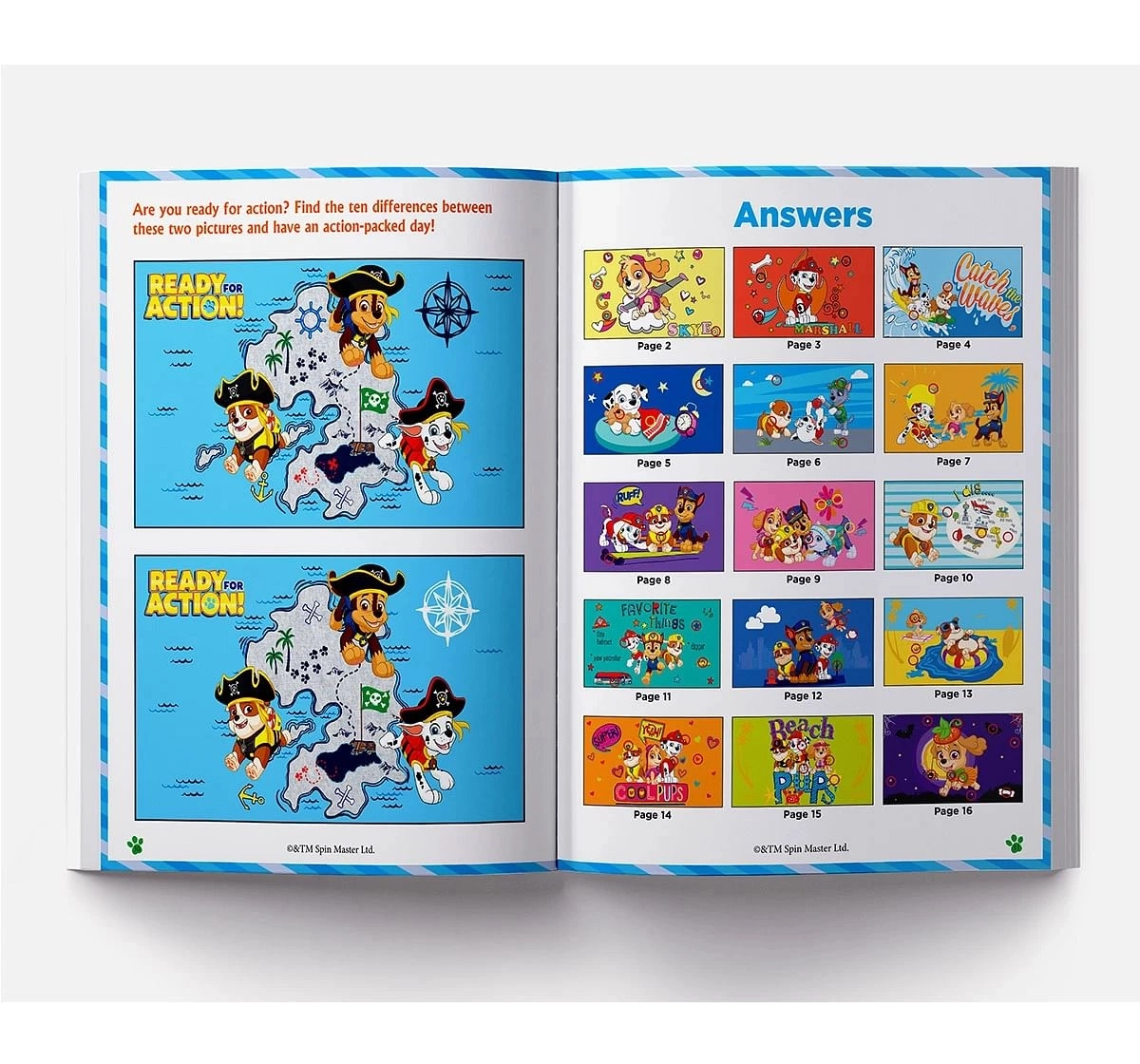 Wonder House Books Paw Patrol Ultimate Adventures Spot the Difference Activity Book for kids 3Y+, Multicolour