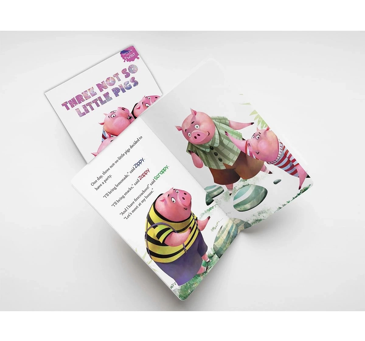 Wonder House Books Three Not So Little Pigs Fairytales With A Twist Story for kids 3Y+, Multicolour