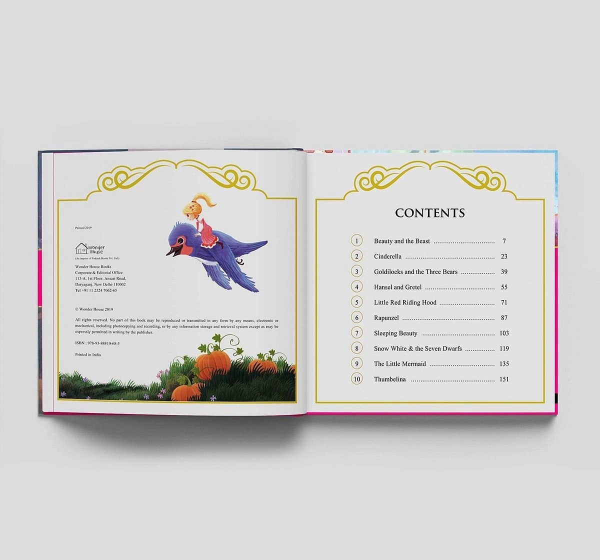Wonder House Books Princess Fairy Tales Ten Traditional Hardcover Multicolor 3Y+