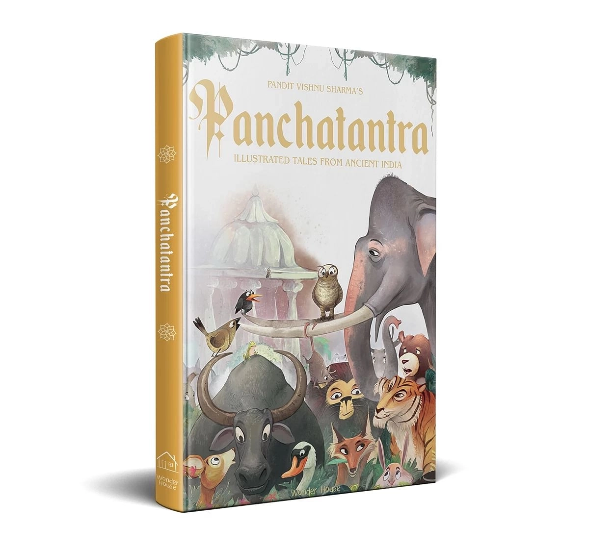 Wonder House Books Pandit Vishnu Sharmas Panchatantra Illustrated Tales From Ancient India Hardback, Special Edition for kids 5Y+, Multicolour