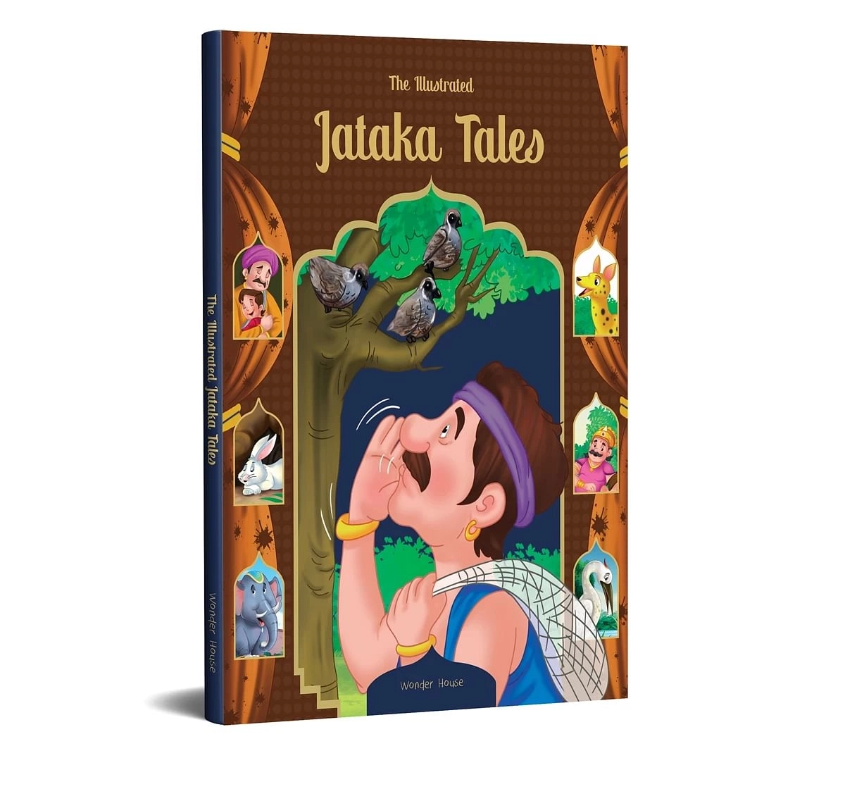 Wonder House Books the Illustrated Jataka Tales Classic Book From India for kids 5Y+, Multicolour