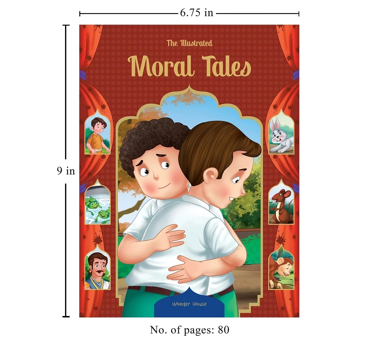 Wonder House Books the Illustrated Moral Tales From India Book for kids 5Y+, Multicolour