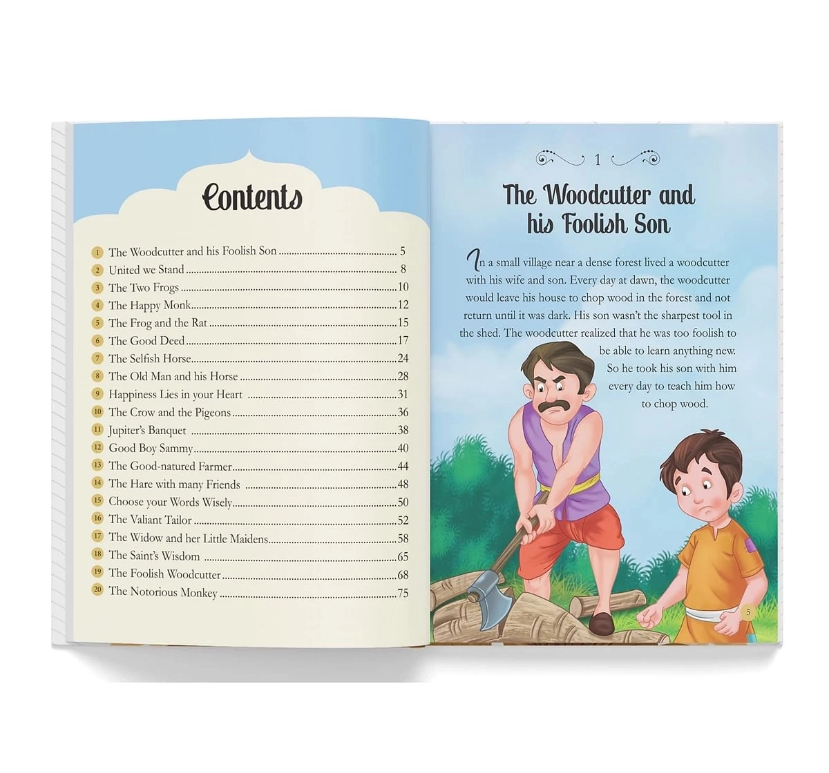 Wonder House Books the Illustrated Moral Tales From India Book for kids 5Y+, Multicolour