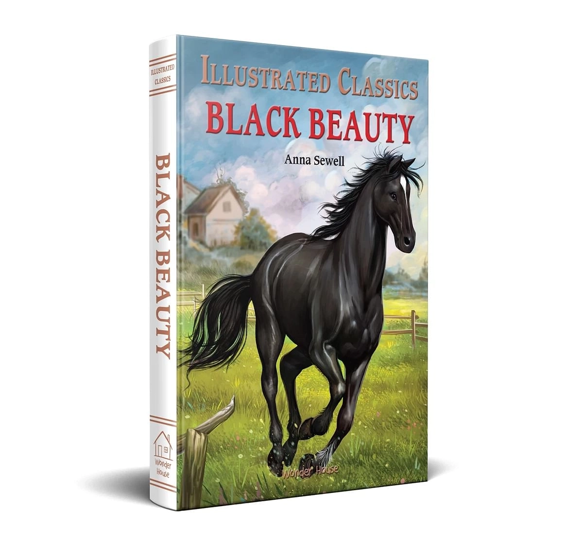 Wonder House Books Black Beauty Abridged Novels With Review Questions Hardback Book for kids 8Y+, Multicolour