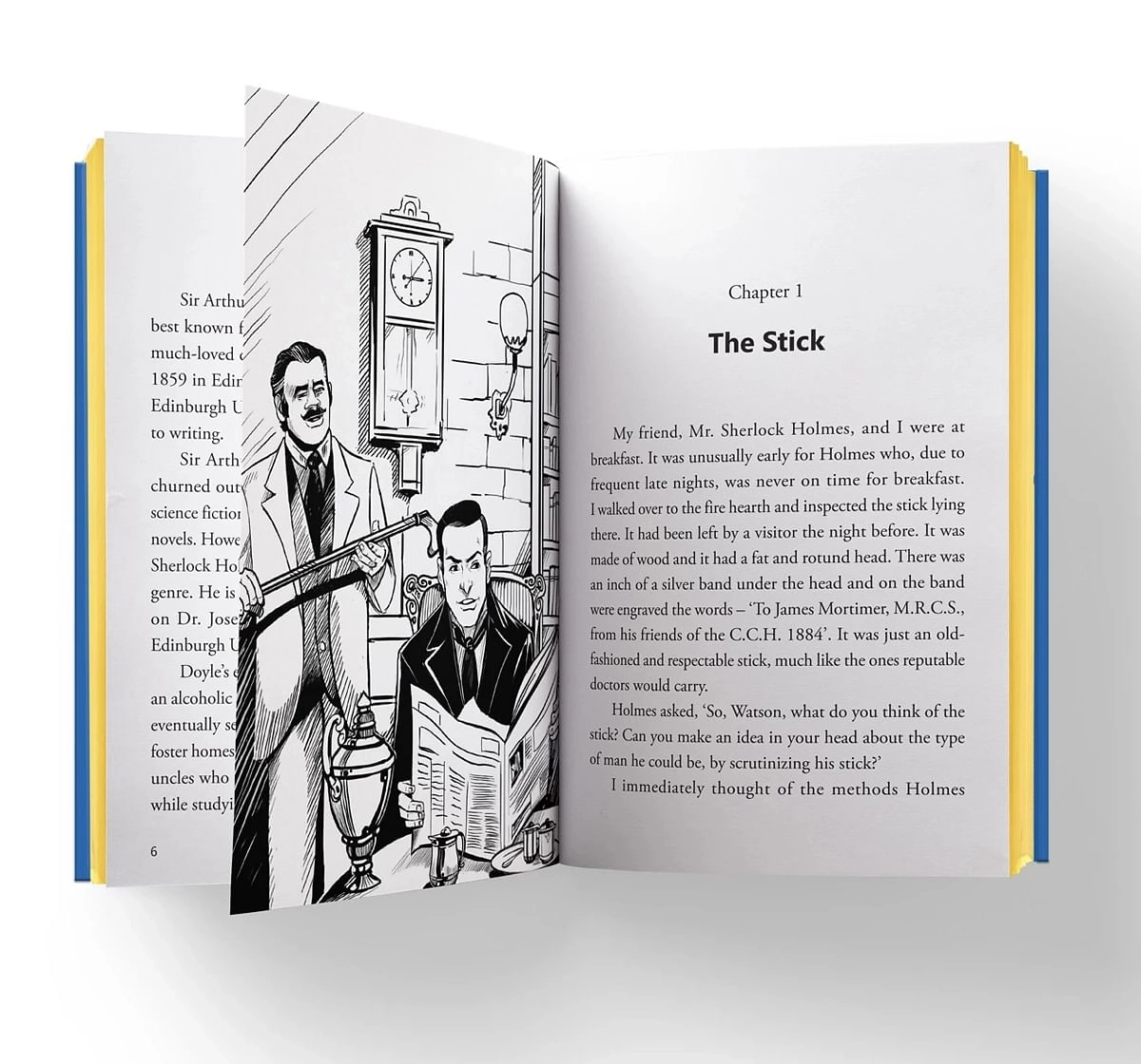 Wonder House Books Illustrated Classics the Hound of the Baskervilles Abridged Novels Hardback Book for kids 8Y+, Multicolour