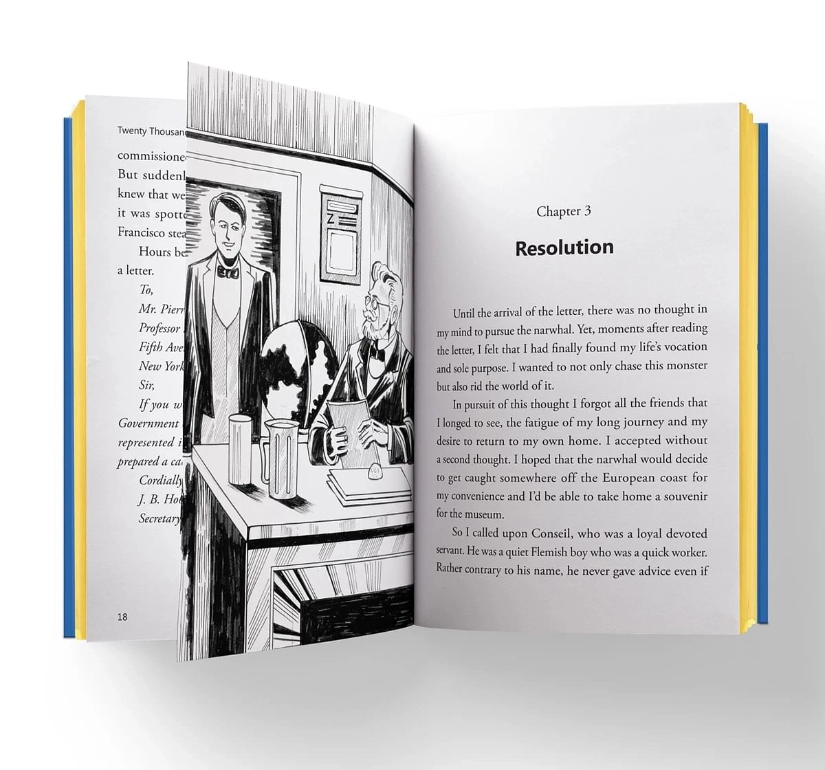Wonder House Books Illustrated Classics the Invisible Man Novels With Review Questions Hardback Book for kids 8Y+, Multicolour